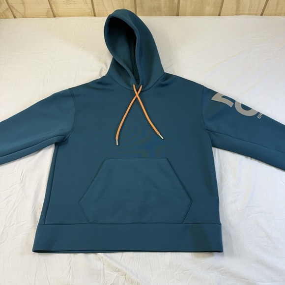 Air Jordan pullover hoodie size medium Tiel Dark Green Heavy Weight. Lettering - Picture 2 of 16